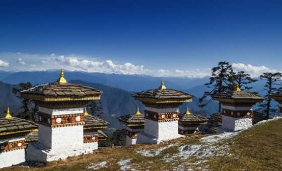 Thimphu Bhutan Memorial Chortens of Dochula Pass