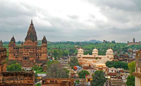 Orchha Ramraja Temple and City View